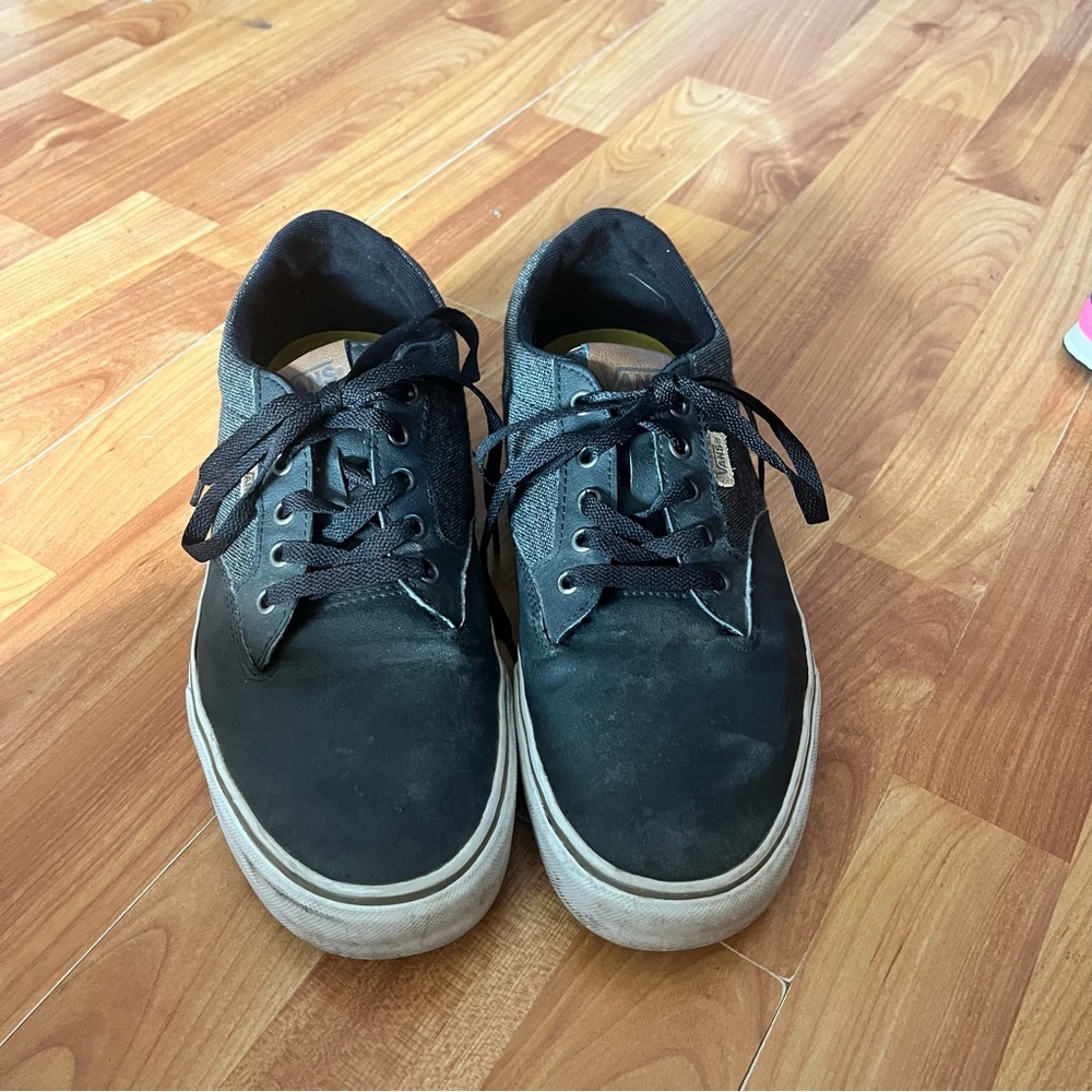 Vans Black and Gray Men's Sneakers